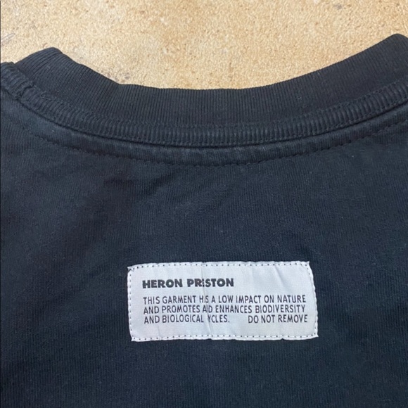 Heron Preston Censored Heron Black Tee M - Picture 4 of 10